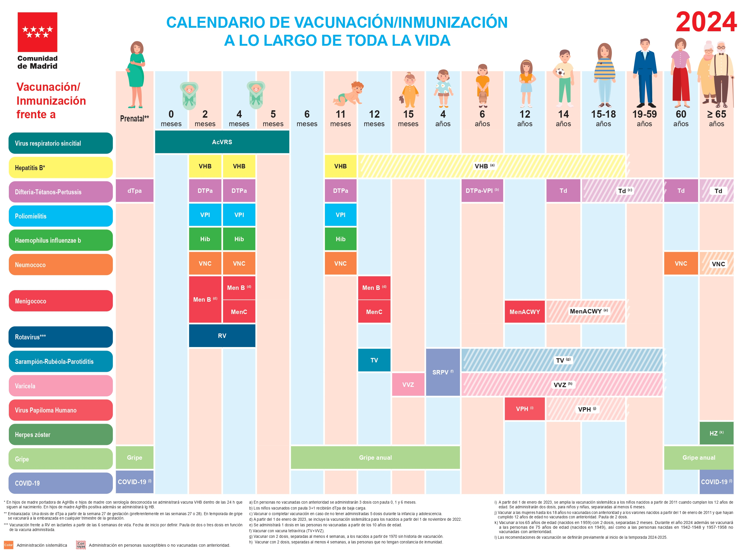 Calendario De Vacunaciones Infantiles AMPap Calendario De Vacunaciones Infantiles AMPap